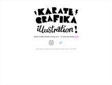 Tablet Screenshot of karategraphics.com
